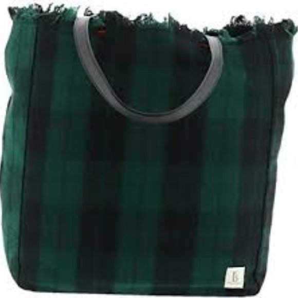 Ellen DeGeneres Green Tartan Oax Tote - Picture 2 of 14